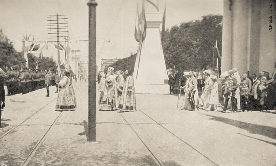 Кишинёв, открытие памятника Александру I, 3 июня 1914 г