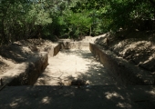 Раскопки на средневековом кладбище