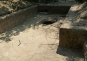 Раскопки на средневековом кладбище