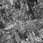 Снимок Бельц из космоса, сделанный спутником-шпионом США 24 сентября 1965 года