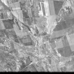 Снимок Чимишлии из космоса, сделанный спутником-шпионом США 24 сентября 1965 года