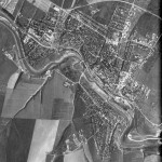 Снимок Флорешт из космоса, сделанный спутником-шпионом США 2 августа 1970 года