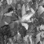 Снимок Окницы из космоса, сделанный спутником-шпионом США 2 августа 1970 года