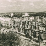 Разрушенный центр Кишинёва осенью 1944 года.